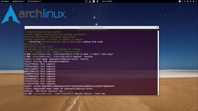 HOWTO Install phpexperts/docker-phpstan смотреть онлайн