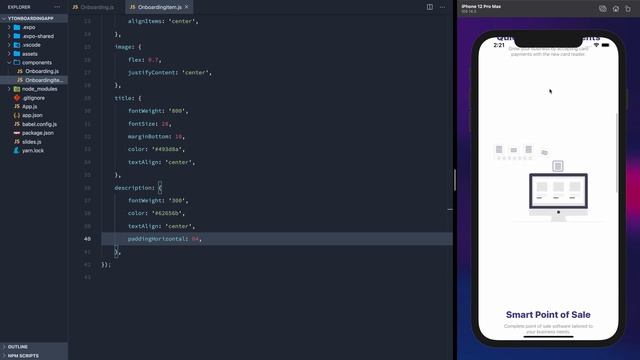 Onboarding tutorial for React Native - Animated Carousel #1 смотреть онлайн