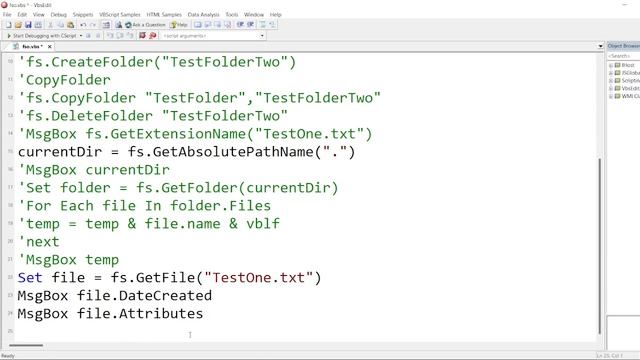 Complete File System Object in Vbscript - All you need to know / fso in vb смотреть онлайн