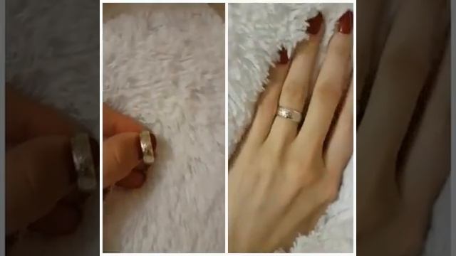 Обручальное кольцо серебряное смотреть онлайн