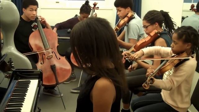 The Kanneh-Masons practising for BGT Live Auditions - Brahms Hungarian Dance смотреть онлайн
