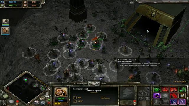 Dawn of War: Dark Crusade - Alexander the Slayer of Death (Imperial Guard vs. Necrons) (Part 1 of 2 смотреть онлайн
