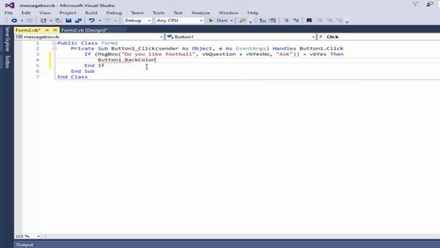 Programming in Visual Basic.NET: using If with Question messagebox and default button in VB. net смотреть онлайн