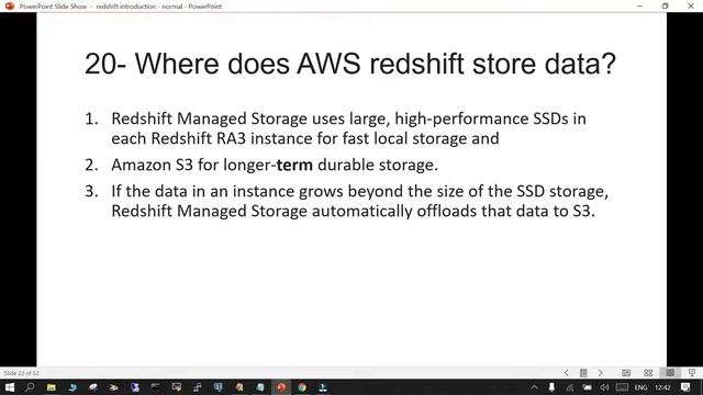 AMAZON Redshift : Top 50 redshift questions смотреть онлайн