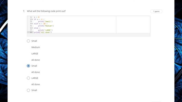 Coursera Python for Everybody Chapter 3 Quiz Answers // Week 5 Answers смотреть онлайн