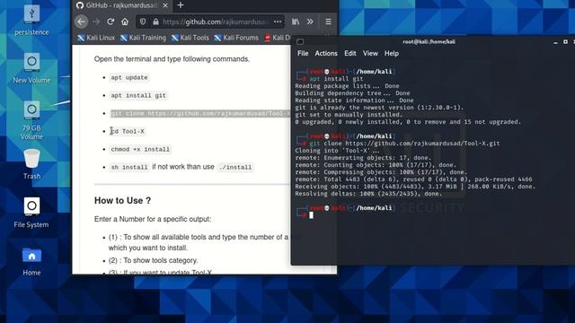How to install tool x in Kali Linux use for Testing смотреть онлайн