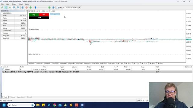 Modify TP and SL in the MT5 Tester Manually | Expert Advisor Demo смотреть онлайн