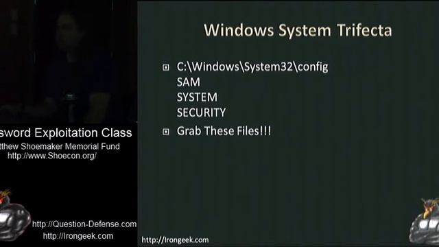 Password Exploitation Class: Part 1: Why exploit local passwords 2/9 смотреть онлайн