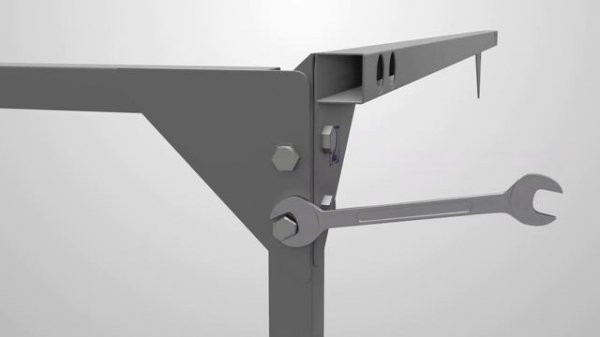 Установка каркасной подставки КР-800/900 для поддонов ТМ Antika 2023