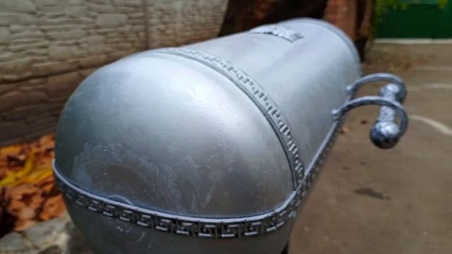 Серебряный гриль-барбекю ручной работы / Silver handmade bbq grill смотреть онлайн