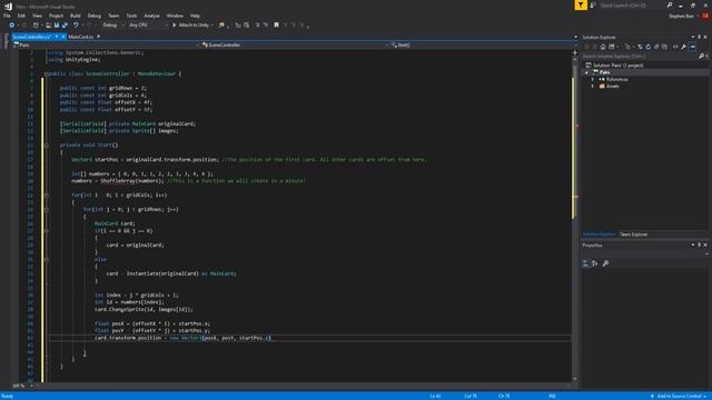 Make a Simple Card Game in Unity | Book Club Tutorials смотреть онлайн
