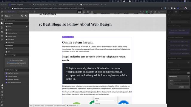 Add Zoom JS to Your Webflow Blog смотреть онлайн