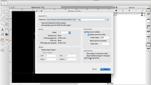 Convert DXF to SVG with QCAD смотреть онлайн