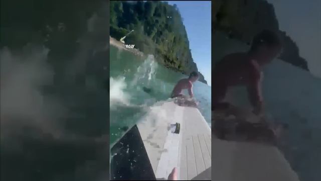 Прыжок через Сап борд | SUP board jump смотреть онлайн