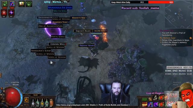 T15 REEF Map vs. Dark Pact Totems Ascendant Build (Path of Exile) смотреть онлайн