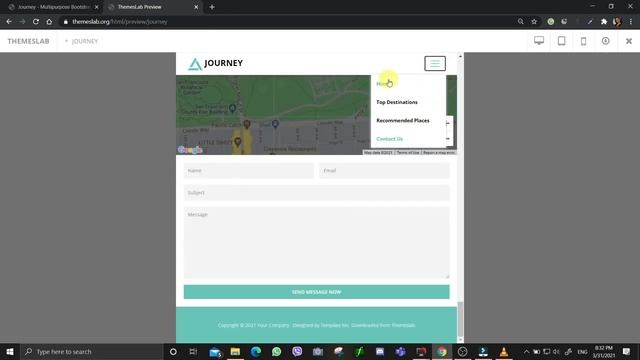 Journey: Multipurpose Bootstrap HTML Template смотреть онлайн