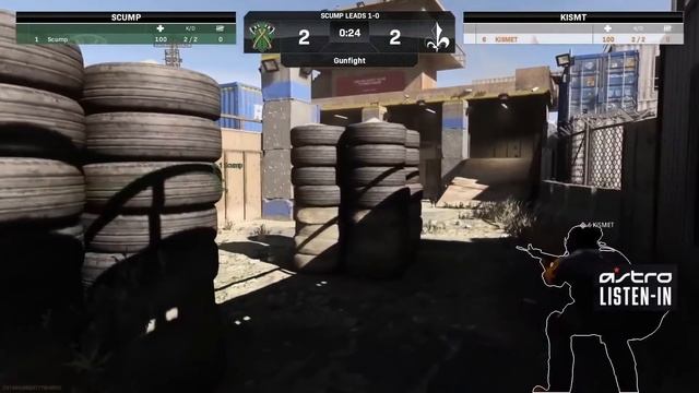 Round 2 | KISMET vs SCUMP — 1v1 Gunfight | All-Star Weekend Day 2 смотреть онлайн