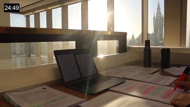 3 HOUR STUDY WITH ME at the LIBRARY | University of Glasgow Background noise, 10 min break, no musi смотреть онлайн