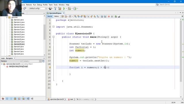 53 . Curso de Java II Bucles II Ejercicio - Calcular el factorial de un número смотреть онлайн