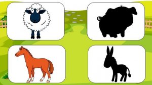 Учим домашних животных Развивающие мультики для детей Животные и их звуки для самых маленьких