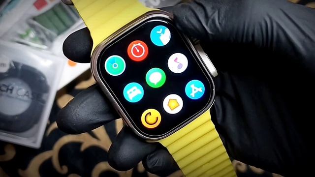 Unpacked!! Smartwatch T900 Ultra 2nd Generation with Apple logo - ASMR смотреть онлайн