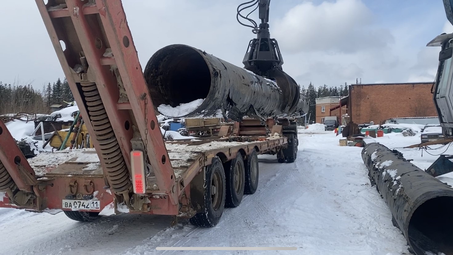 НА ТРАЛЕ ПО ГОРОДУ! ВОЗИМ ТРУБЫ! смотреть онлайн