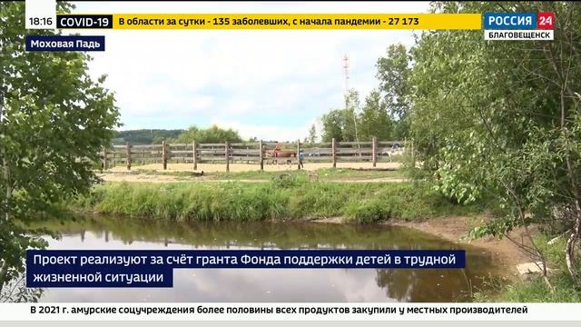 Лечение лошадьми - дети с ОВЗ занимаются в конном клубе благодаря соцпроекту смотреть онлайн