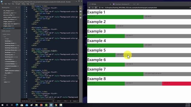 Bootstrap Grid System смотреть онлайн