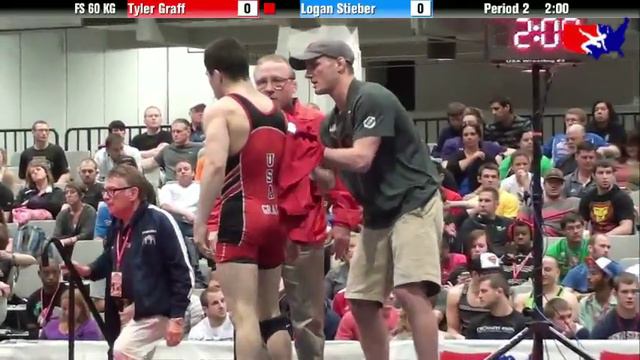 Tyler Graff vs. Logan Stieber at 2013 Las Vegas/ASICS U.S. Open смотреть онлайн