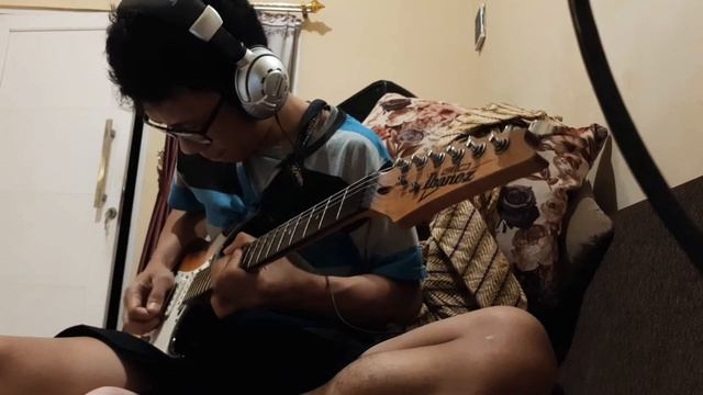 Mr.BIG Nothing but love solo cover FX NUX MG 100 смотреть онлайн