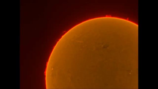 Solar Hydrogen-Alpha Activity for April 10th, 2013 смотреть онлайн