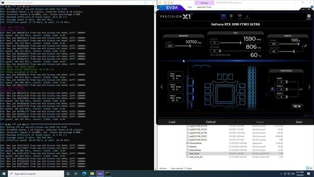 RTX 3090 Hashrate смотреть онлайн