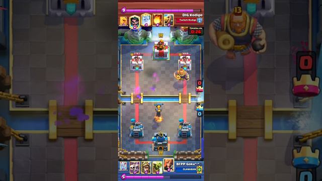 Clash Royale DIG KODIGO vs BFPP GOKU^-^♡ Top 42 del mundo! смотреть онлайн