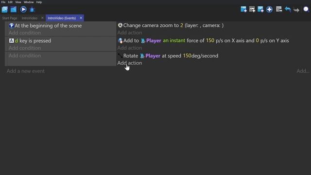 Event system - Intro Tutorial - GDevelop смотреть онлайн
