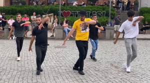 Девушка Танцует Просто Невообразимо С Парнями 2023 Лезгинка В Тбилиси ALISHKA Аминка I Love Tbilisi