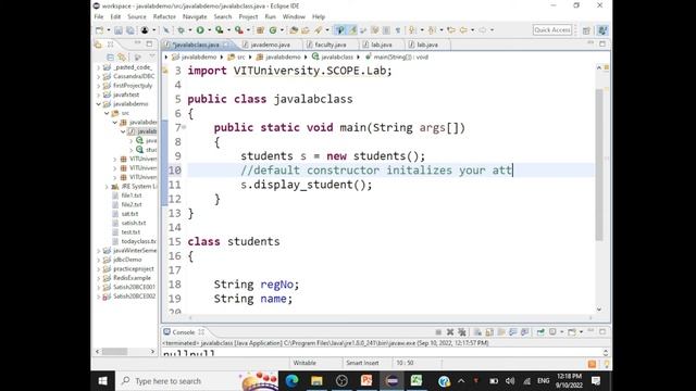 Java - Constructors - Default and Parameterized - Constructor Overloading- Demo смотреть онлайн