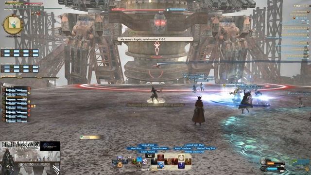 Final Fantasy XIV - NieR Automata FULL RAID - The Copied Factory (Machinist)