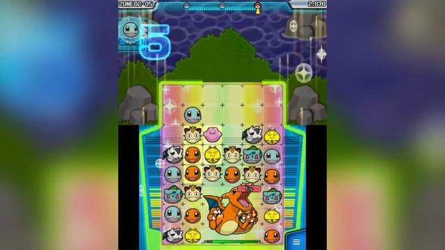 Pokemon Battle Trozei 100% Walkthrough - Zone 2: 2-4, 2-5, 2-6 (All 718 Pokémon Quest) смотреть онлайн