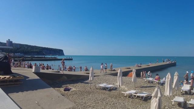 ДИВНОМОРСКОЕ - ВОЗЛЕ ВОЕННОГО САНАТОРИЯ.??⛴⛵#дивноморское #дивноморск смотреть онлайн