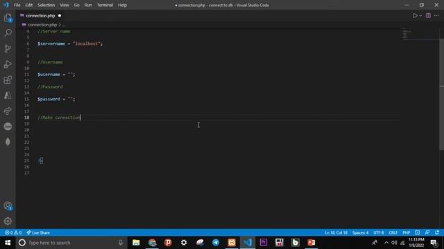 #1 How to make a connection between Mysql Database and PHP website | Html, CSS, PHP, and SQL смотреть онлайн