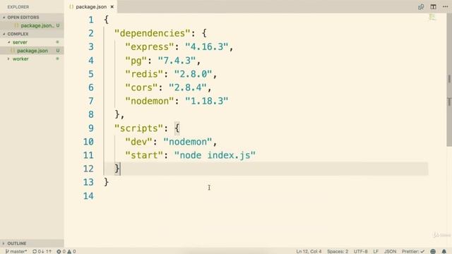 95. Docker: Express API Setup смотреть онлайн