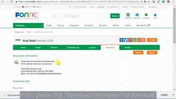 How to download Fonts on FontKe
