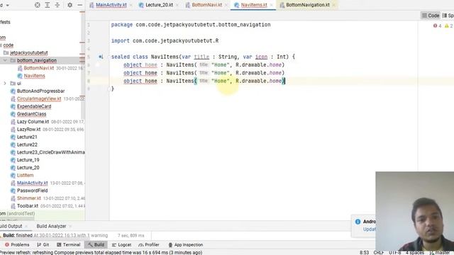 Jetpack Compose tutorial in Hindi #25 - Bottom Navigation Bar смотреть онлайн