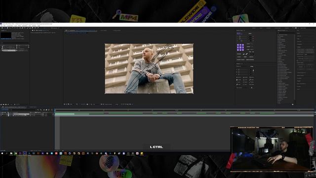ЭФФЕКТ РИСОВАНИЯ Поверх Видео - After Effects Урок. смотреть онлайн