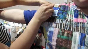 Печворк. Лоскутная душегрейка .