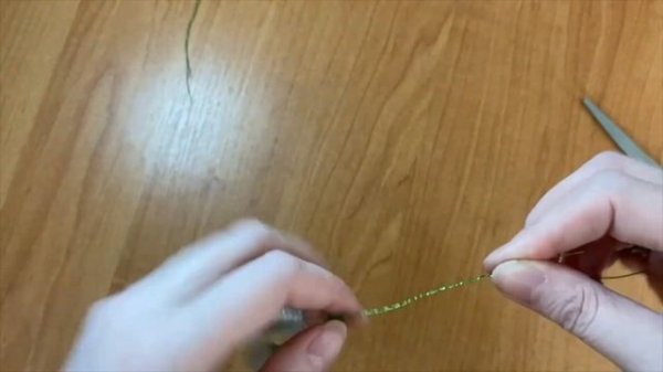 Гипсофила из бисера Мастер-класс Своими руками Gipsofila plant Master Class