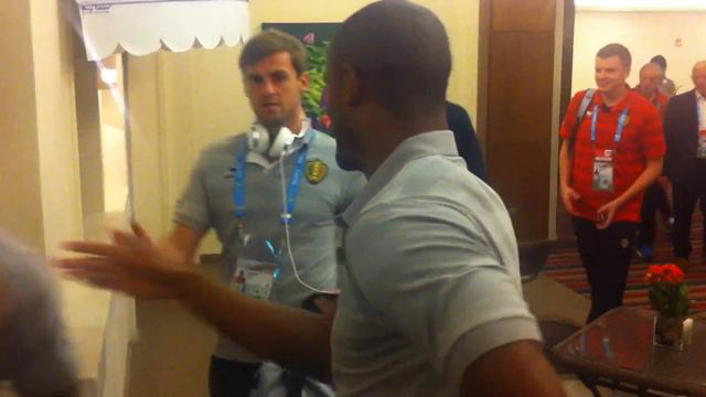 #REDDEVILS | #WorldCup2014 Brazil | The team reunites with Thomas and Vincent at the hotel смотреть онлайн