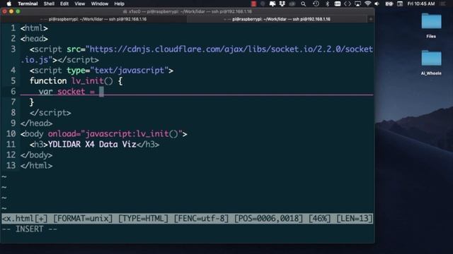 Raspberry Pi 4 LIDAR Data Visualization | Python, Plotly, Websockets, D3.js смотреть онлайн