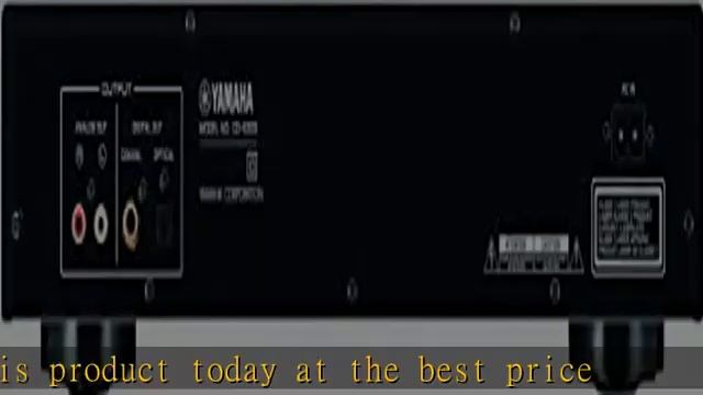 Yamaha CD-S303 Single CD Player, Black смотреть онлайн