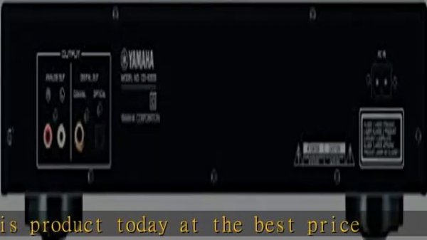 Yamaha CD-S303 Single CD Player, Black